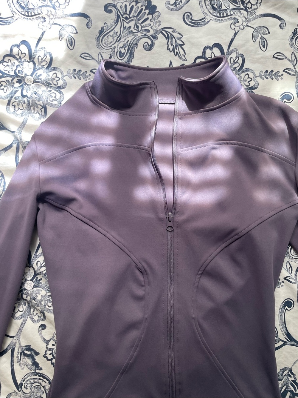 Lavender Lightweight Zip-Up Jacket
